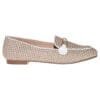 ENVIE FLAT RAFFIA MOCCASINS  E84-2146 WHITE