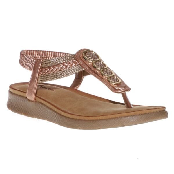 MALENA COMFORT SANDALS 95024 BRONZE