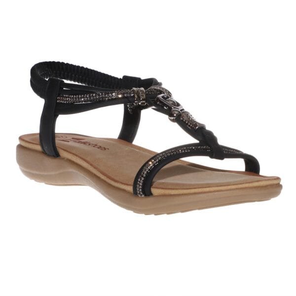 MALENA COMFORT SANDALS 95039 BLACK