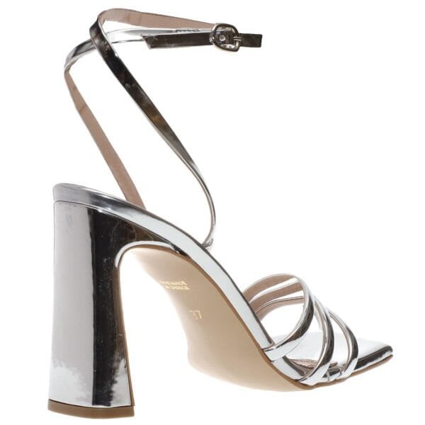 ENVIE SHINY BLOCK-HEELS E02-21792 SILVER
