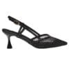 ENVIE SLINGBACK POINTY PUMPS E84-21243 BLACK