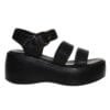 BERRY LONDON CHUNKY FLATFORMS 402 BLACK