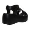 BERRY LONDON CHUNKY FLATFORMS 402 BLACK