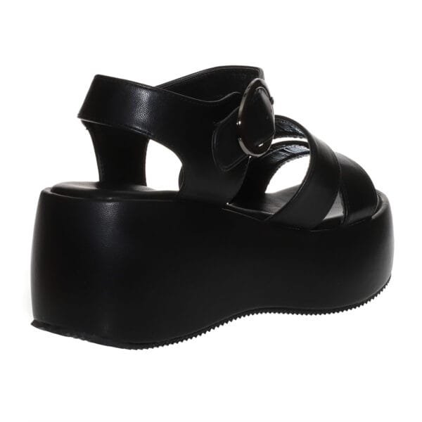 BERRY LONDON CHUNKY FLATFORMS 402 BLACK