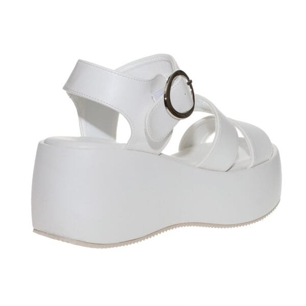 BERRY LONDON CHUNKY FLATFORMS 402 WHITE