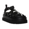 BERRY LONDON CHUNKY FLATFORMS 408 BLACK