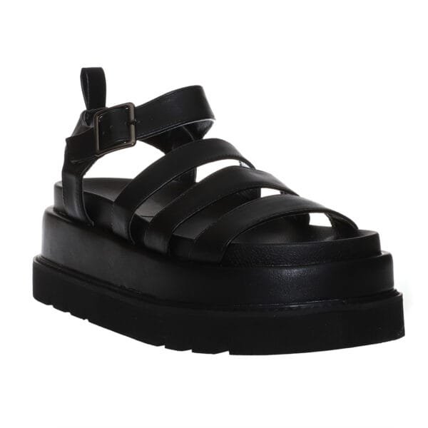 BERRY LONDON CHUNKY FLATFORMS 408 BLACK