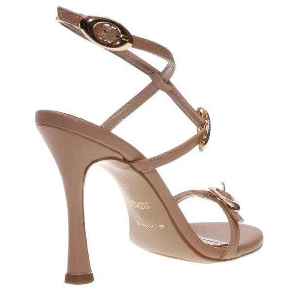 ENVIE BUCKLE STRAP HEELS E02-21820 NUDE