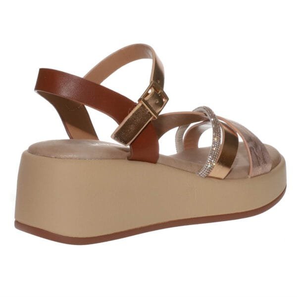 MALENA MID PLATFORMS 78016 BRONZE