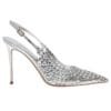 PRIMADONNA EMBELLISHED POINTY PUMPS 30643 SILVER