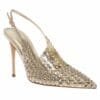 PRIMADONNA EMBELLISHED POINTY PUMPS 30643 GOLD