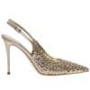 PRIMADONNA EMBELLISHED POINTY PUMPS 30643 GOLD