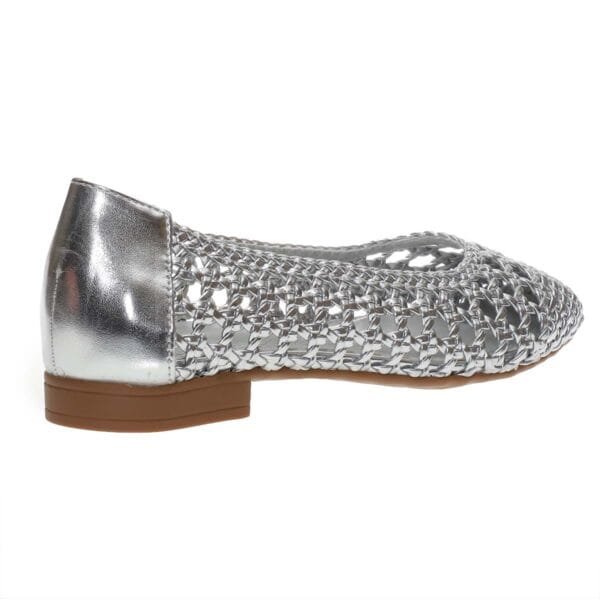 ENVIE FLAT BALLERINAS E96-21527 SILVER