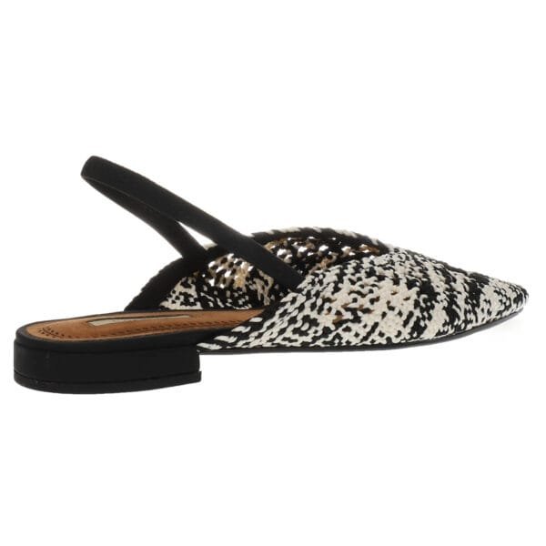 CORINA SLINGBACK BALLERINAS M5262 BLACK-WHITE