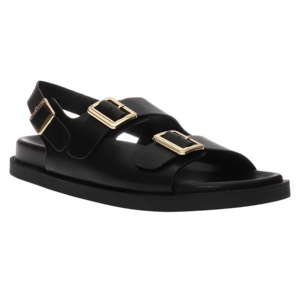 MALENA FLATFORM SANDALS SD94127 BLACK