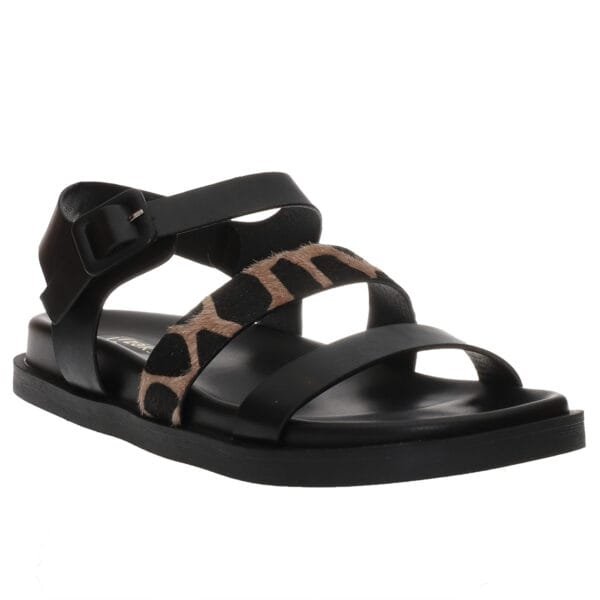 MALENA FLATFORM SANDALS SD94130 BLACK