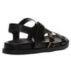 MALENA FLATFORM SANDALS SD94130 BLACK