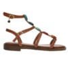ENVIE ANKLE-STRAP SANDALS E96-21363 CAMEL