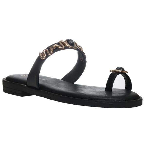 ENVIE FLAT SANDALS E96-23328 BLACK