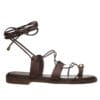 ENVIE LACE-UP SANDALS E96-23340 BROWN