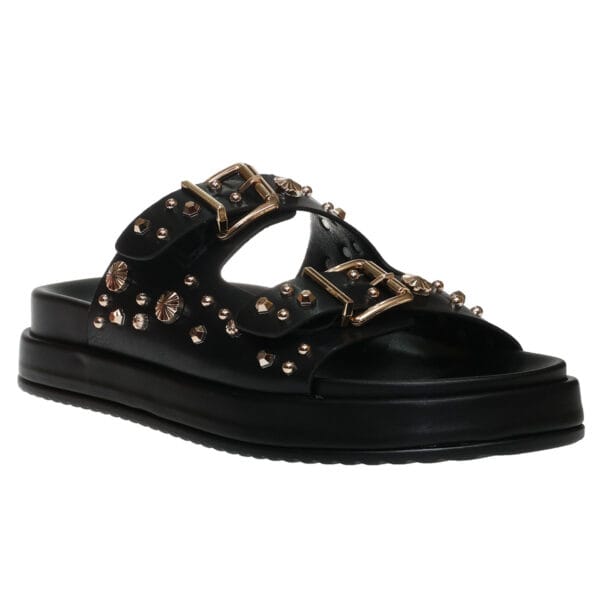ENVIE FLATFORM SANDALS E96-23292 BLACK