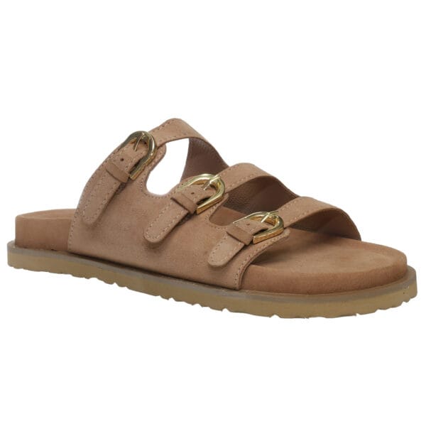 MALENA FLATFORMS SANDALAS 25186 BEIGE