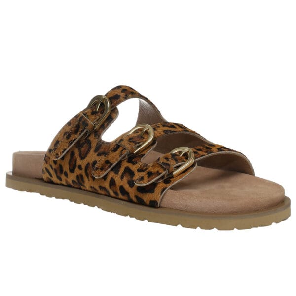 MALENA FLATFORMS SANDALAS 25186 LEOPAR