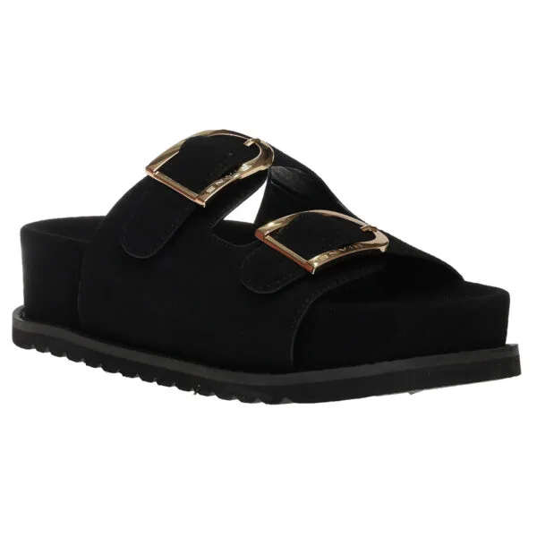 ENVIE SUEDE FLATFORMS E96-23250 BLACK