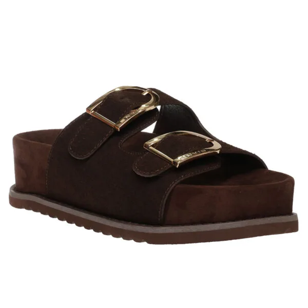 ENVIE SUEDE FLATFORMS E96-23250 BROWN