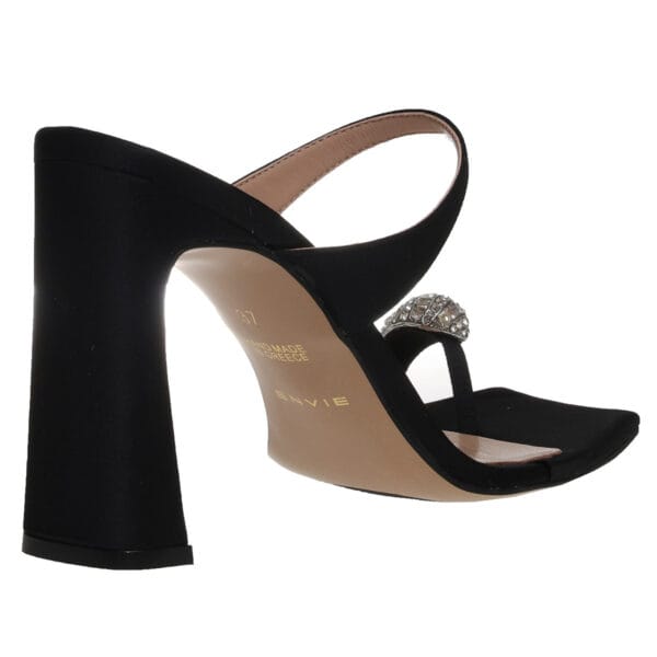 IMG_0449 ENVIE SLIM BLOCK HEEL MULES E02-23724 BLACK