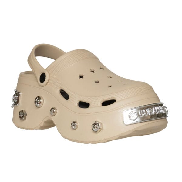 CUBANITAS FLATFORM GLOGS 94141 BEIGE
