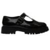 B-SOFT MARY JANES CHUNKY BALLERINAS 6935 BLACK