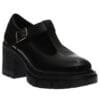 ENVIE CHUNKY T-BAR BALLERINAS V63-22187 BLACK
