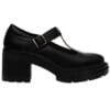 ENVIE CHUNKY T-BAR BALLERINAS V63-22187 BLACK