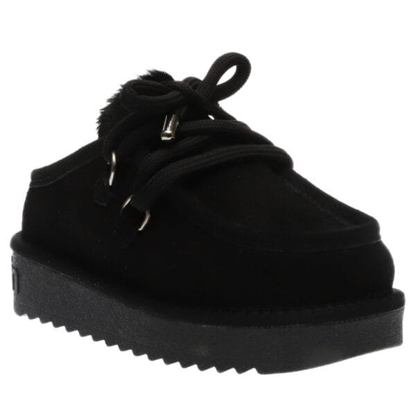 D.FRANKLIN FUR MULES 37005 BLACK