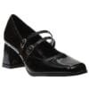ENVIE MARY JANE BLOCK HEEL PUMPS E84-22348 BLACK