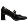 ENVIE MARY JANE BLOCK HEEL PUMPS E84-22348 BLACK