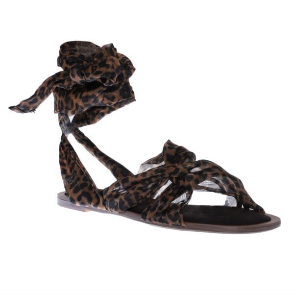 CORINA FLAT SANDALS M5471 LEOPAR