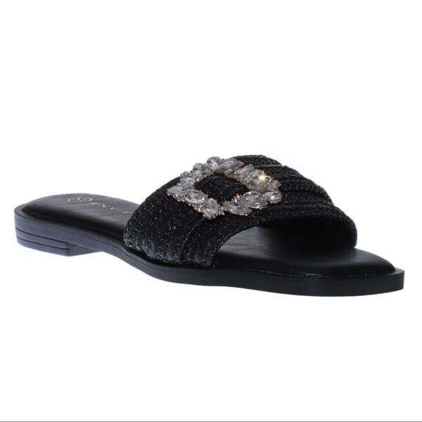ENVIE FLAT SANDALS E96-21394 BLACK