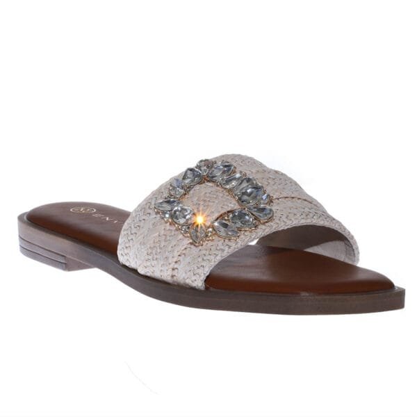 ENVIE FLAT SANDALS E96-21394 BEIGE