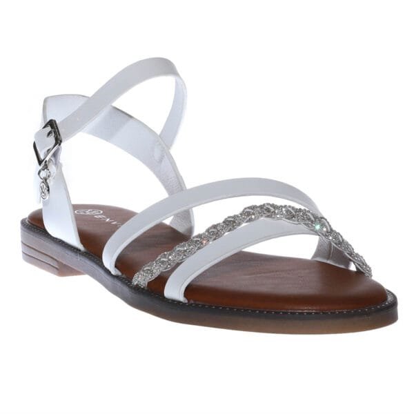 ENVIE FLAT SANDALS E96-21414 WHITE