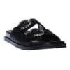 ENVIE RAFFIA FLATFORMS E96-21328 BLACK