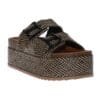 ENVIE CHUNKY RAFFIA FLATFORMS E42-21185 BLACK