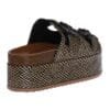 ENVIE CHUNKY RAFFIA FLATFORMS E42-21185 BLACK