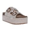 ENVIE BRODERIE FLATFORMS E42-21516 BEIGE