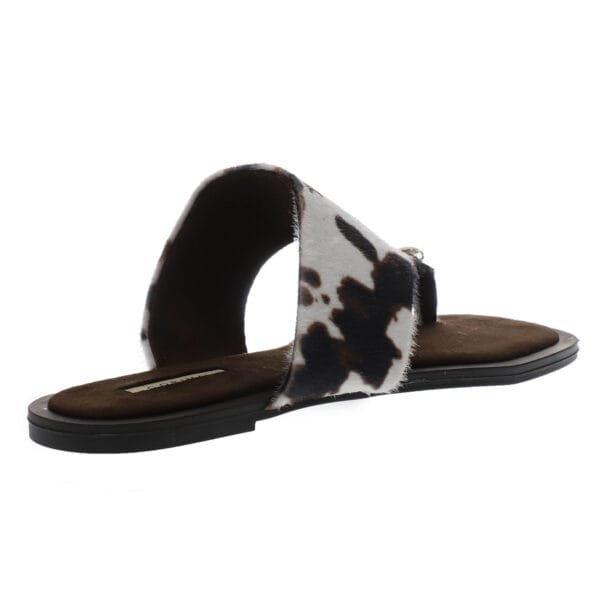 CORINA PONY FLAT SANDALS 5480 BROWN