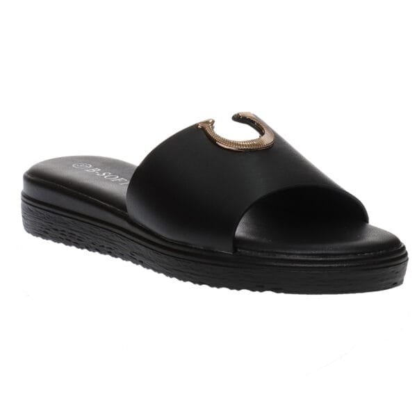 B-SOFT FLATFORMS 4054 BLACK