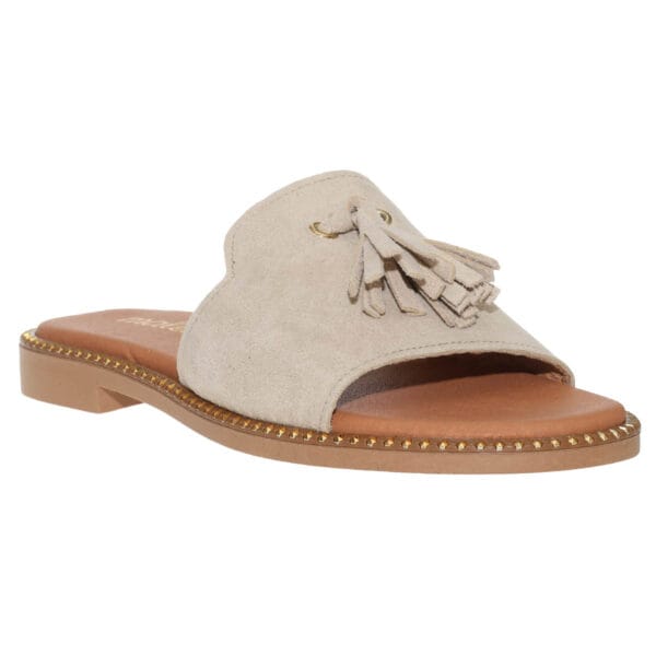MALENA FLAT SANDALS 192 BEIGE