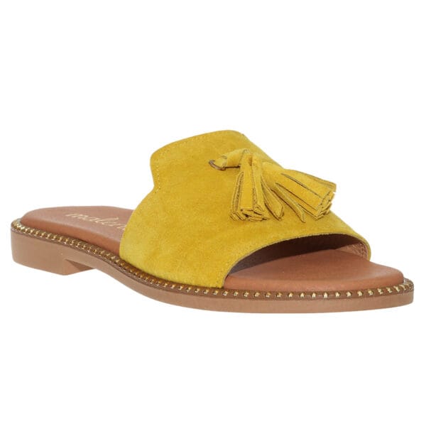 MALENA FLAT SANDALS 192 YELLOW
