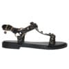 ENVIE STUDDED SANDALS E96-23339 BLACK